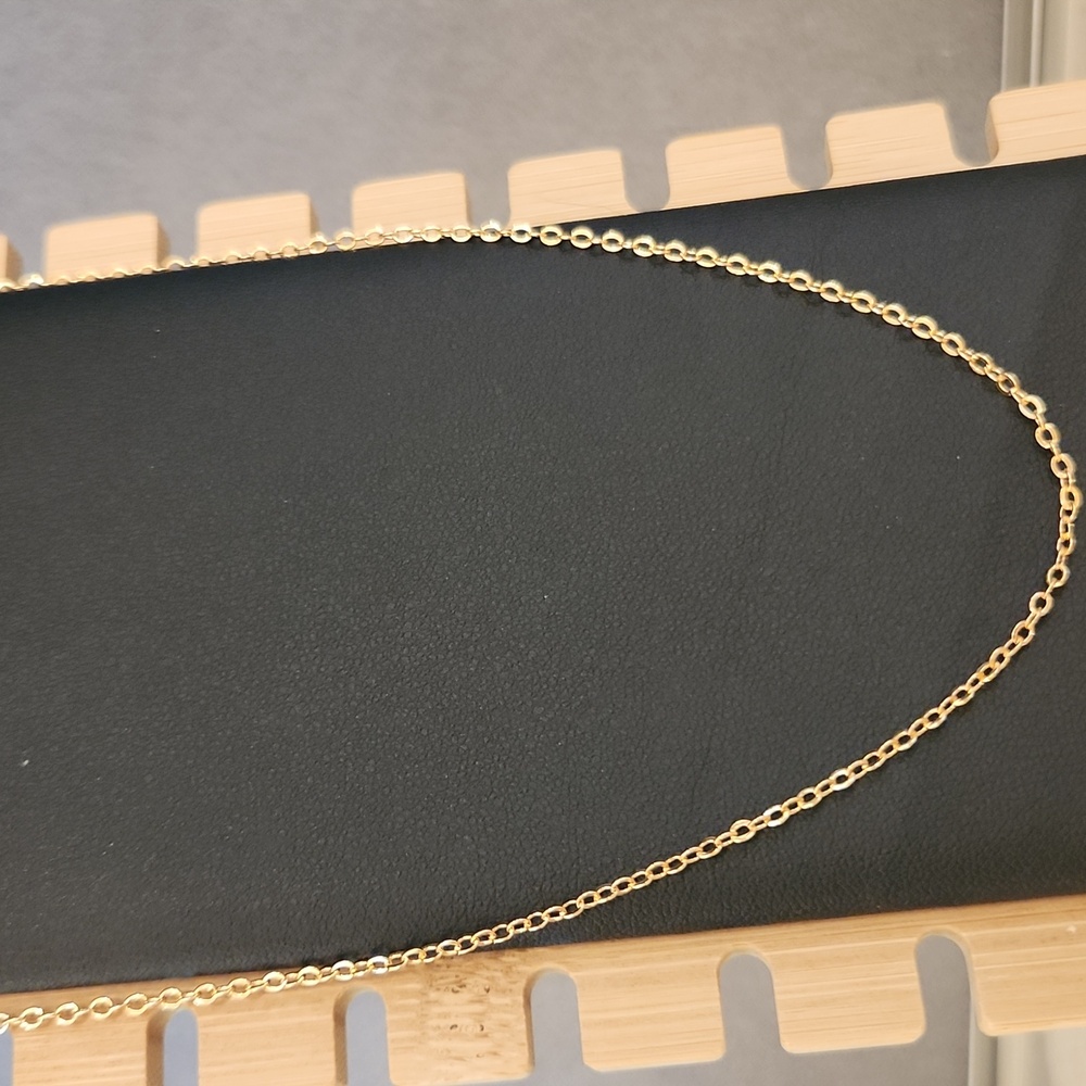Pretty Bird Jewelry Rose Gold Plated Chain Link Necklace, Smaller Links